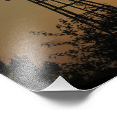 Kansas Sunset met Windmill Fotouitbreiding Foto Afdruk (Hoek)