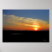 Kansas Sunset Poster (Voorkant)