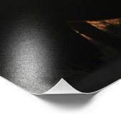 Kansas Sunset silhouette Horse in a Pasture Foto Afdruk (Hoek)