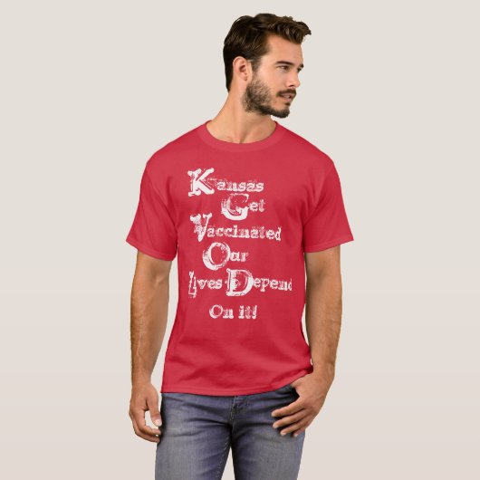 Kansas T-shirt (Voorkant volledig)
