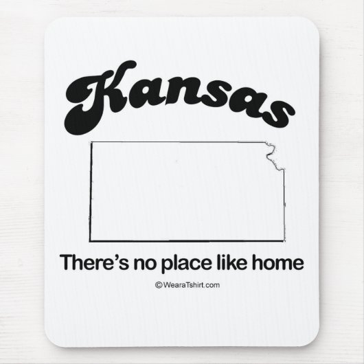 KANSAS — T-shirts en tandwielen "KANSAS STATE MOTT Muismat (Voorkant)