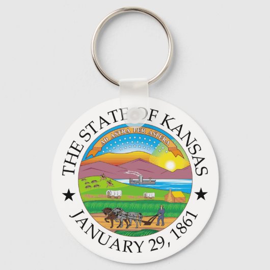 Kansas-teken Sleutelhanger (Voorkant)