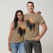 Kansas Territory Dier Bison Americanus T-shirt (Unisex)