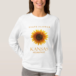 Kansas Territory Flower The Helianthus T-shirt