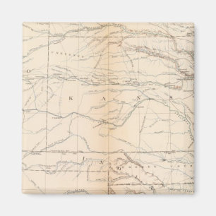 Kansas, Texas, Indische Territorium Magneet