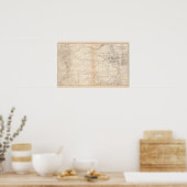 Kansas, Texas, Indische Territorium Poster (Keuken)