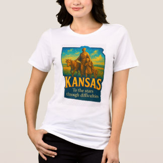 Kansas-thema artistiek T-shirt ontwerp!