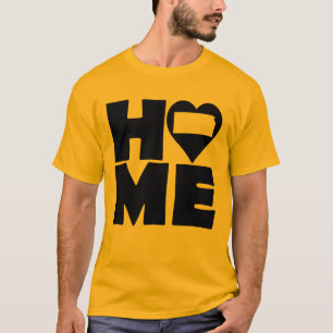 Kansas Thuis Hart Staat T-Shirts
