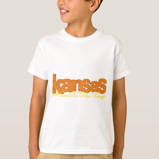 Kansas - Thuis in het bereik T-shirt (Voorkant)
