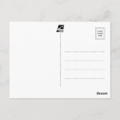 Kansas, Topeka, KS, Patriottisch, Monogram Briefkaart (Achterkant)