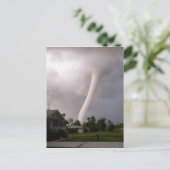 Kansas Tornado Briefkaart (Staand voorkant)