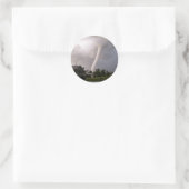 Kansas Tornado Ronde Sticker (Tas)