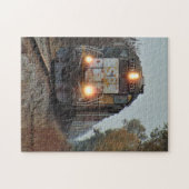 Kansas Train closeup on Tracks PUZZLE Legpuzzel (Horizontaal)