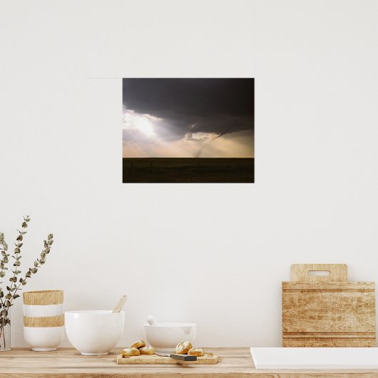 Kansas Twister 1 Poster (Keuken)