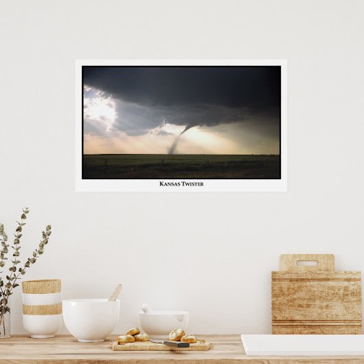 Kansas Twister Poster (Keuken)