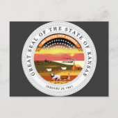 Kansas, Verenigde Staten Briefkaart (Voorkant)