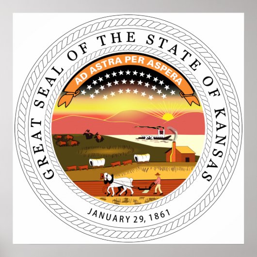 Kansas, Verenigde Staten Poster (Voorkant)