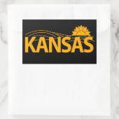 Kansas Verenigde Staten Rechthoekige Sticker (Tas)