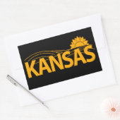 Kansas Verenigde Staten Rechthoekige Sticker (Envelop)
