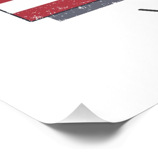 Kansas Verenigde Staten Retro State Kaart Verenig Perfect Poster (Hoek)