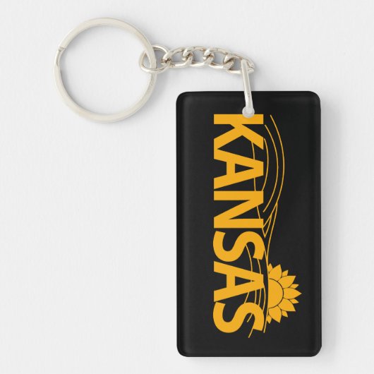 Kansas Verenigde Staten Sleutelhanger (Voorkant)