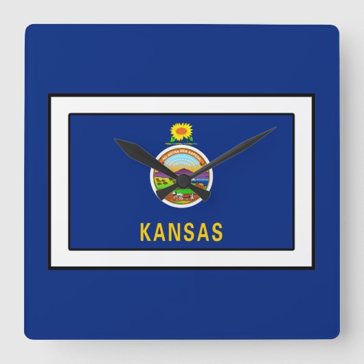 Kansas Vierkante Klok (Voorkant)