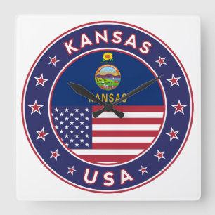 Kansas Vierkante Klok