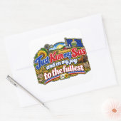 Kansas vierkante sticker (Envelop)