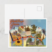 Kansas Vintage Travel Briefkaart (Voorkant / Achterkant)