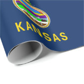 Kansas vlag cadeaupapier (Rol Hoek)
