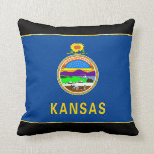 Kansas vlag kussen