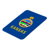 Kansas vlag magneet (Linkerzijde)
