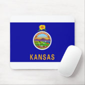 Kansas vlag muismat (Met muis)