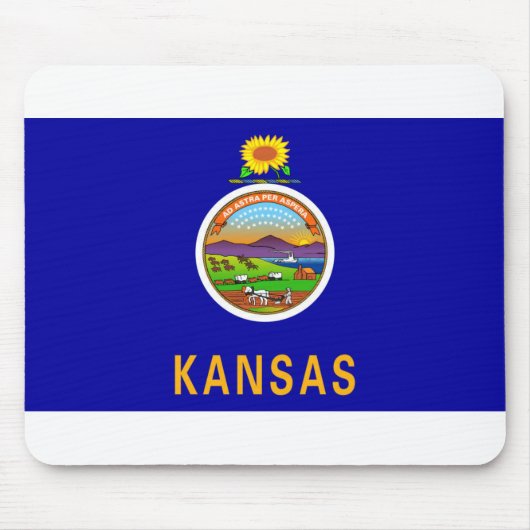 Kansas vlag muismat (Voorkant)