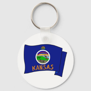 Kansas-vlag Sleutelhanger