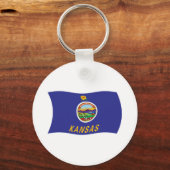 Kansas Vlag Sleutelhanger (Voorkant)