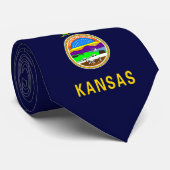Kansas vlag stropdas (Opgerold)
