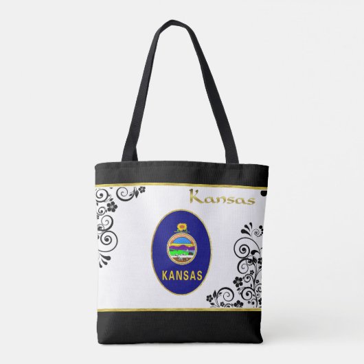 Kansas vlag tote bag (Achterkant)