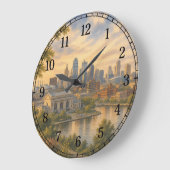 Kansas Wall Clock — Heartland Landscape Design Grote Klok (Hoek)