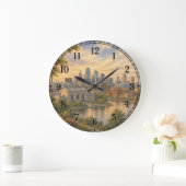 Kansas Wall Clock — Heartland Landscape Design Grote Klok (Huis)