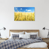 Kansas Wheat Canvas Afdruk (Insitu (Slaapkamer))