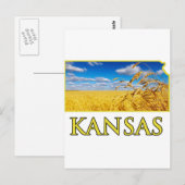 Kansas Wheat Field Briefkaart (Voorkant / Achterkant)