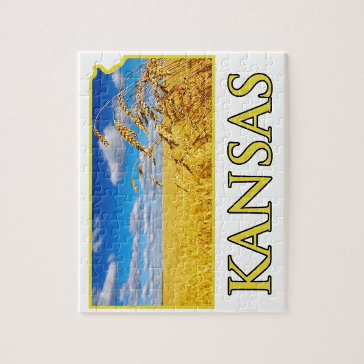 Kansas Wheat Field Legpuzzel (Verticaal)