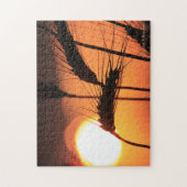 Kansas Wheat Sunset PUZZLE Legpuzzel (Verticaal)