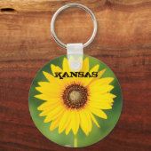 Kansas Wild Sunflower Sleutelhanger (Voorkant)