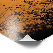 Kansas Windmill Silhouette Sunset Foto Afdruk (Hoek)