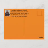 Kansas Windmill Silhouette Sunset Post Kaart (Achterkant)