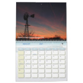 Kansas Windmill Zonsondergangen Agenda Kalender (Feb 2027)