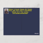 Kansas Wooden Fence Winter Wonderland Post Kaart (Achterkant)