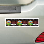 Kansas Zombie Hunting Permit Bumpersticker (Op auto)